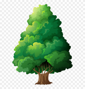 Paisagens - Tree With A Face Clipart