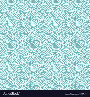 paisley blue seamless pattern floral repeating