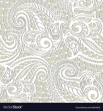 paisley seamless lace pattern