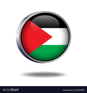 palestine flag button palestine flag button
