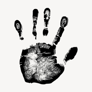 Palm hand print silhouette collage | Free PSD - rawpixel Palm hand print silhouette collage | Free PSD - rawpixel