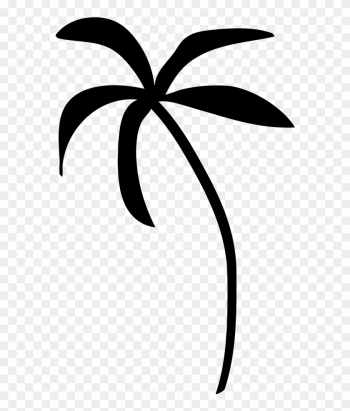 Palm Tree Clip Art Transparent Background Clipart Panda - Black Palm Tree Emoji