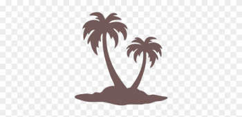 Palm Tree Island - Palm Tree Drawing Simple