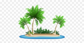 Palm Tree Png Clipart - Palm Tree Beach Clipart