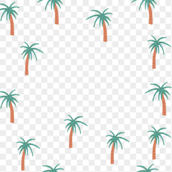 Palm tree  png frame, | Free PNG - rawpixel