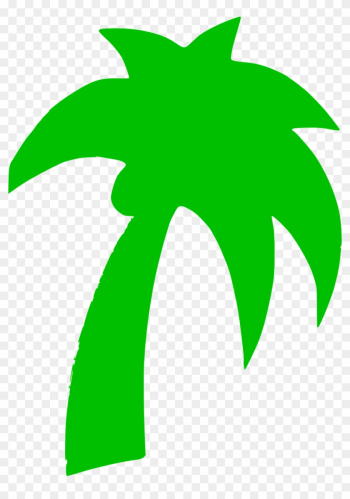 Palm Tree Silhouette Coconut Png Image - Palm Tree Clip Art