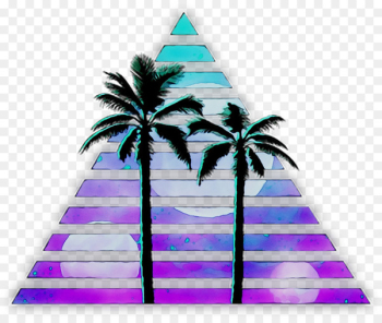 Palm trees Purple -  