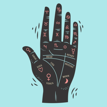 Palmistry with zodiac signs Free Vector Palmistry with zodiac signs Free Vector