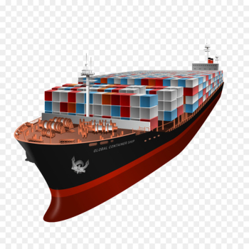 Panamax Boat Cargo Watercraft - Cartoon red boat Panamax Boat Cargo Watercraft - Cartoon red boat