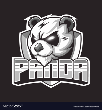 panda mascot logo panda mascot logo