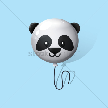 Panda shape balloon Panda shape balloon