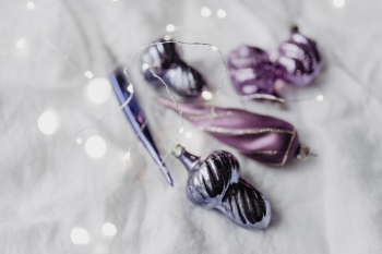 Pantone Ultra Violet Christmas Ornaments Pantone Ultra Violet Christmas Ornaments