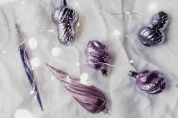Pantone Ultra Violet Christmas Ornaments Pantone Ultra Violet Christmas Ornaments