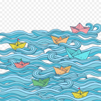 Paper Boat Watercraft Origami - Vector folding paper boat Paper Boat Watercraft Origami - Vector folding paper boat