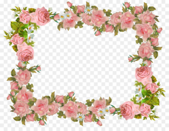 Paper Borders and Frames Vintage clothing Flower Rose - flower frame 