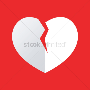 Paper broken heart Paper broken heart