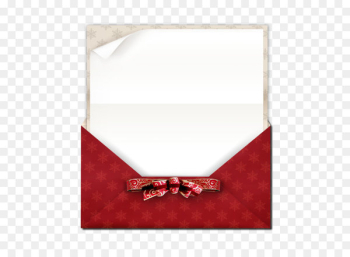 Paper Christmas Ribbon Envelope - Christmas card Paper Christmas Ribbon Envelope - Christmas card