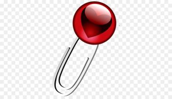 Paper clip ICO Icon - pin 