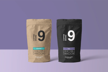Paper Coffee Bag Mockup Paper Coffee Bag Mockup
