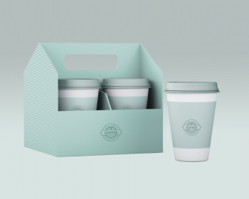 Paper coffee cup mockup Free Psd