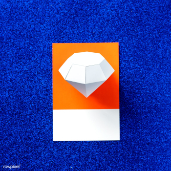 Paper craft art of the diamond shape | Free stock photo - 541718 Paper craft art of the diamond shape | Free stock photo - 541718
