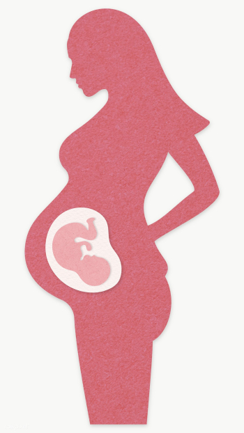 Paper craft pregnant woman character design element | Free  transparent png - 2327782