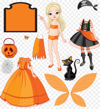 Paper doll Dress-up Halloween - LOL dolls Paper doll Dress-up Halloween - LOL dolls