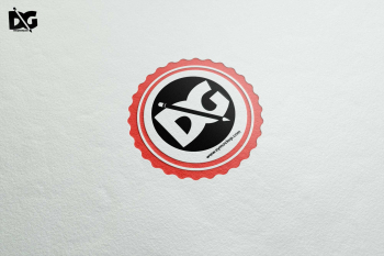 Paper Emboss Logo Mockup