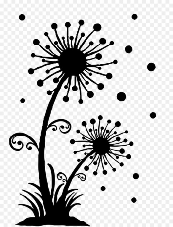 Paper embossing Wedding invitation Handicraft - dandelions Paper embossing Wedding invitation Handicraft - dandelions