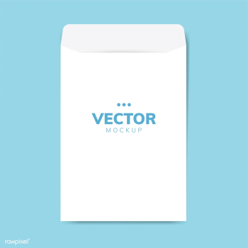 Paper envelope design mockup vector | Free stock vector - 496455