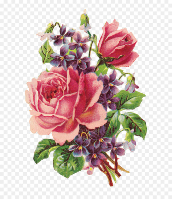 Paper Flower Rose Vintage clothing Clip art - Creative Valentine's Day 