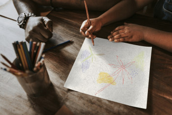 Paper mockup, kids drawing activity | Free PSD Mockup - rawpixel Paper mockup, kids drawing activity | Free PSD Mockup - rawpixel