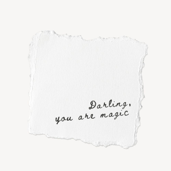 Paper note with cute quote, | Free PSD - rawpixel Paper note with cute quote, | Free PSD - rawpixel