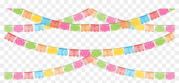 Paper Papel Picado Party Banner Clip Art - Fiesta Clip Art Transparent Paper Papel Picado Party Banner Clip Art - Fiesta Clip Art Transparent