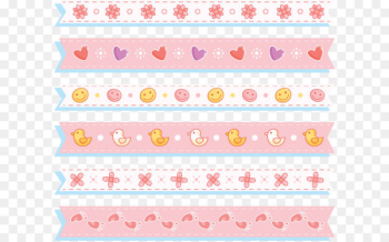 Paper Pink Pattern - Cute Pink decorative ribbon Paper Pink Pattern - Cute Pink decorative ribbon