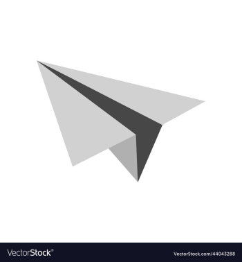 paper plane icon flat paper plane icon flat