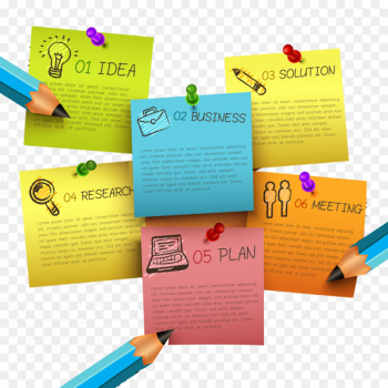 Paper Post-it note Sticker - Color sticky notes Paper Post-it note Sticker - Color sticky notes