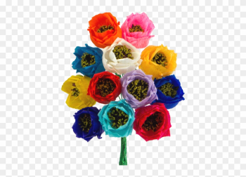 Paper Roses - Bouquet Of Different Colored Roses Paper Roses - Bouquet Of Different Colored Roses