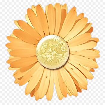 Paper, Scrapbooking, Digital Scrapbooking, Gerbera, Yellow PNG