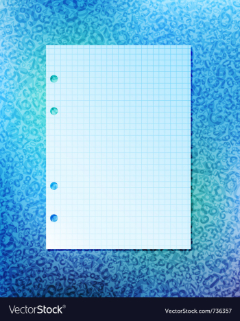 Paper sheet vector image