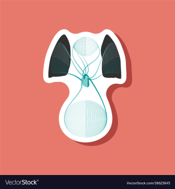 Paper sticker on stylish background circulatory vector image Paper sticker on stylish background circulatory vector image