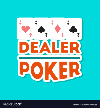 Paper sticker on stylish background poker casino vector image Paper sticker on stylish background poker casino vector image