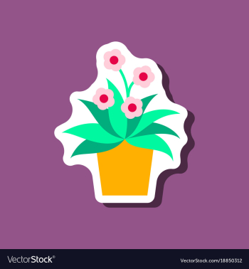 Paper sticker on stylish background vector image Paper sticker on stylish background vector image