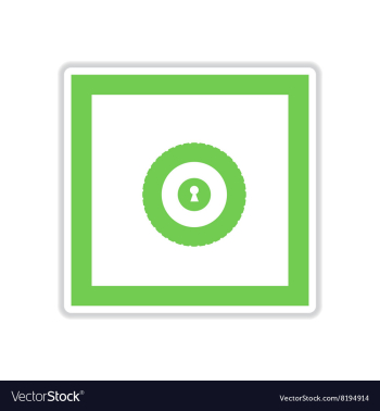 Paper sticker on white background background safe vector image Paper sticker on white background background safe vector image