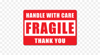 Paper Sticker Warning label Adhesive tape - Handle With Care Paper Sticker Warning label Adhesive tape - Handle With Care