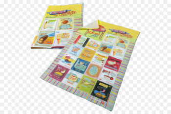 Paper Towel Postage Stamps Perforation gauge - watercolor kiwi 