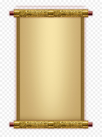 Paper Volume Parchment - Reel gold frame Paper Volume Parchment - Reel gold frame