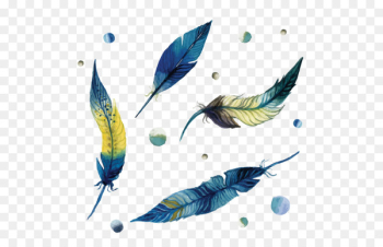 Paper Watercolor painting Feather Drawing - feather Paper Watercolor painting Feather Drawing - feather