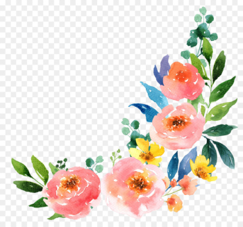 Paper Watercolour Flowers Watercolor painting - Watercolor flowers 