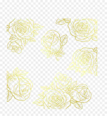 Paper White Area Pattern - Golden Rose Shading Paper White Area Pattern - Golden Rose Shading
